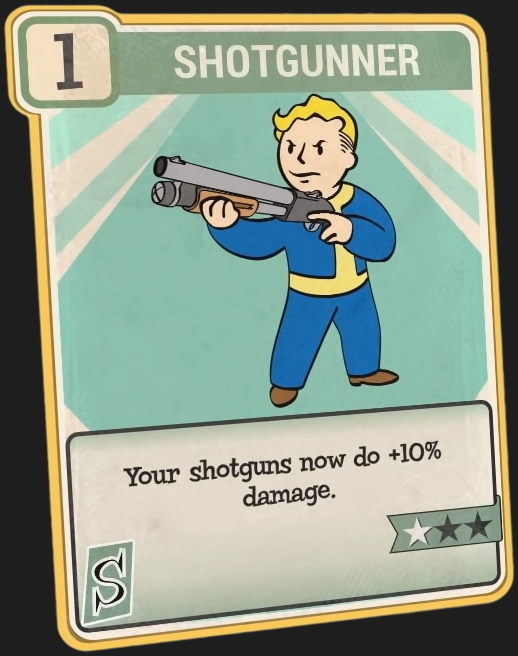 Fallout76 Strength Perk カード Uraniwa Works